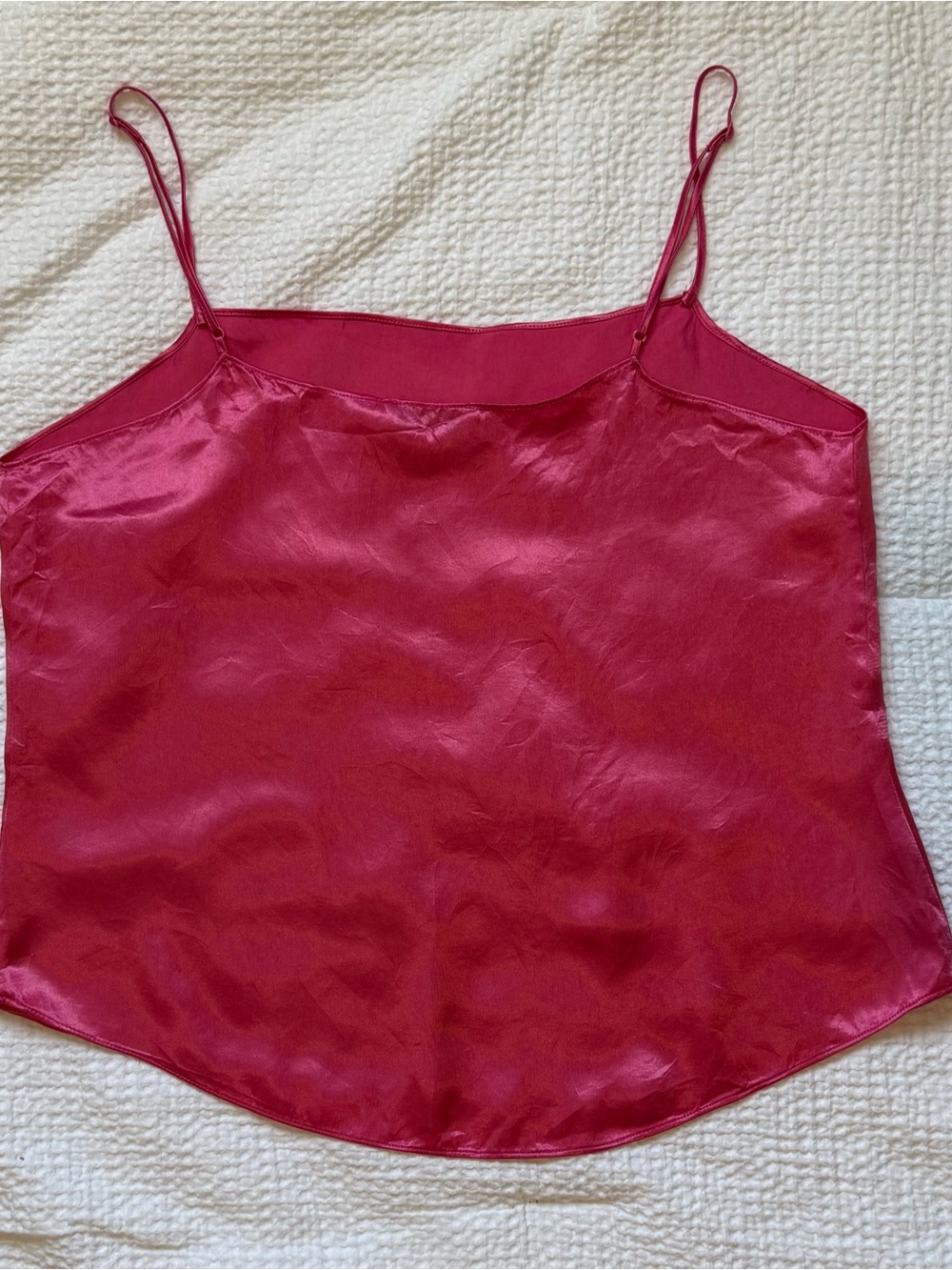 Babaton Hot Pink Satin Camisole - Picture 3 of 3